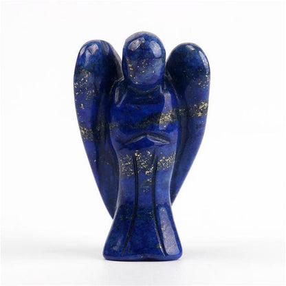 Naturlig Kristall Skyddsängel Skulptur | Veska Lapis