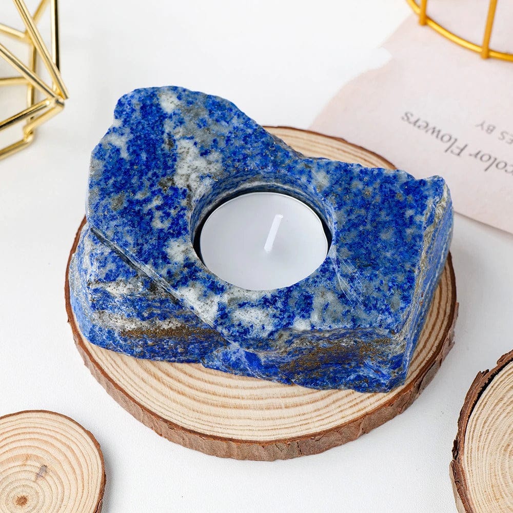Naturlig Sten Ljusställ | Veska Lapis Lazuli