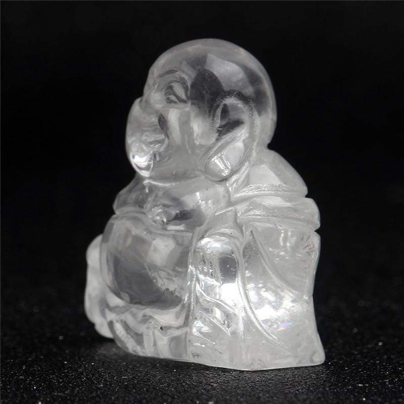 Naturlig Sten Snidad Buddha Figurine | Veska