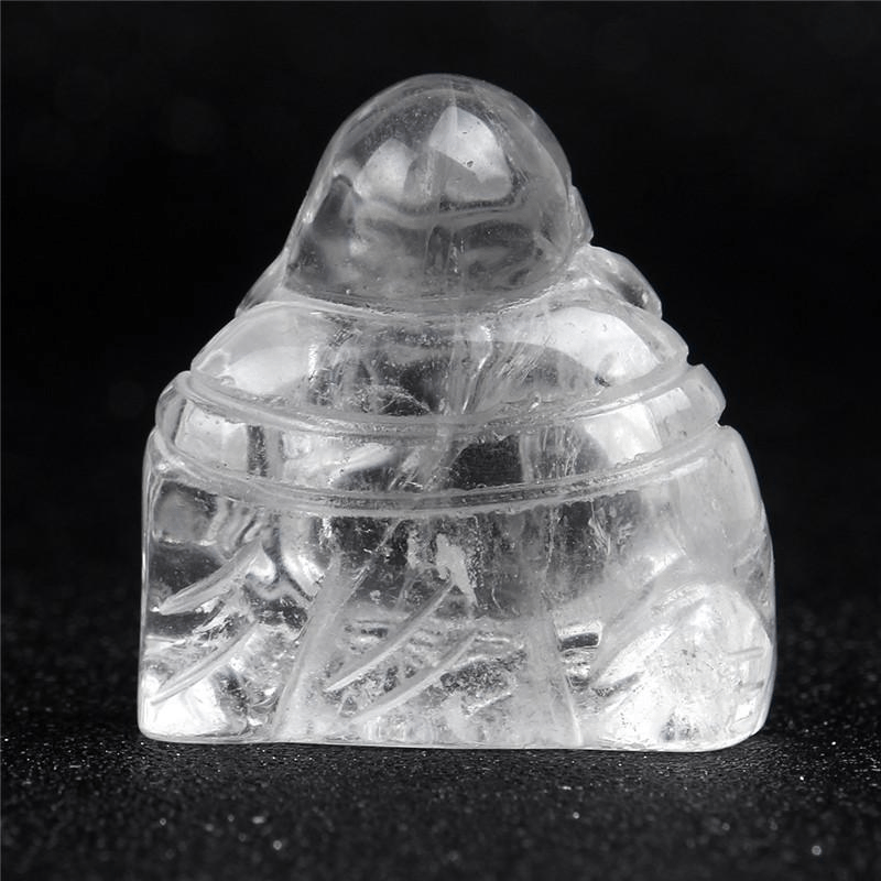 Naturlig Sten Snidad Buddha Figurine | Veska
