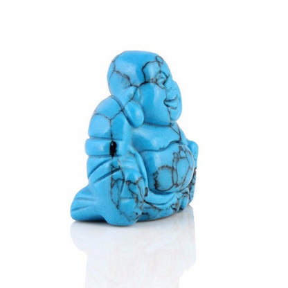 Naturlig Sten Snidad Buddha Figurine | Veska