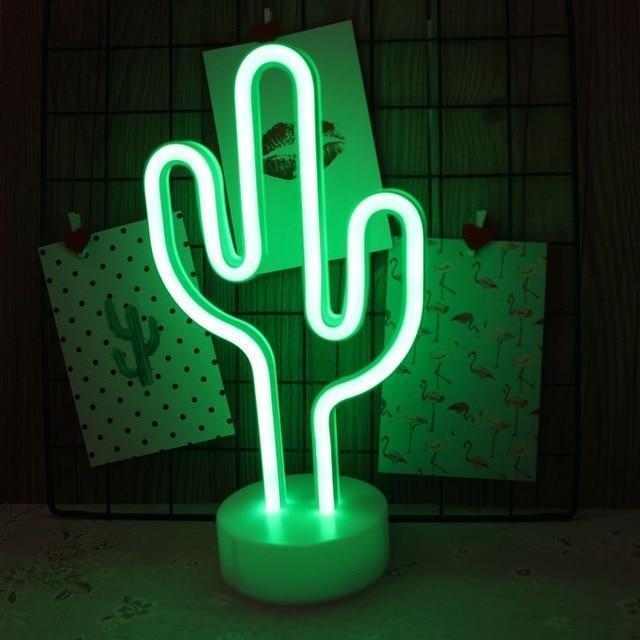 Neon Kaktus LED Lampa | Veska