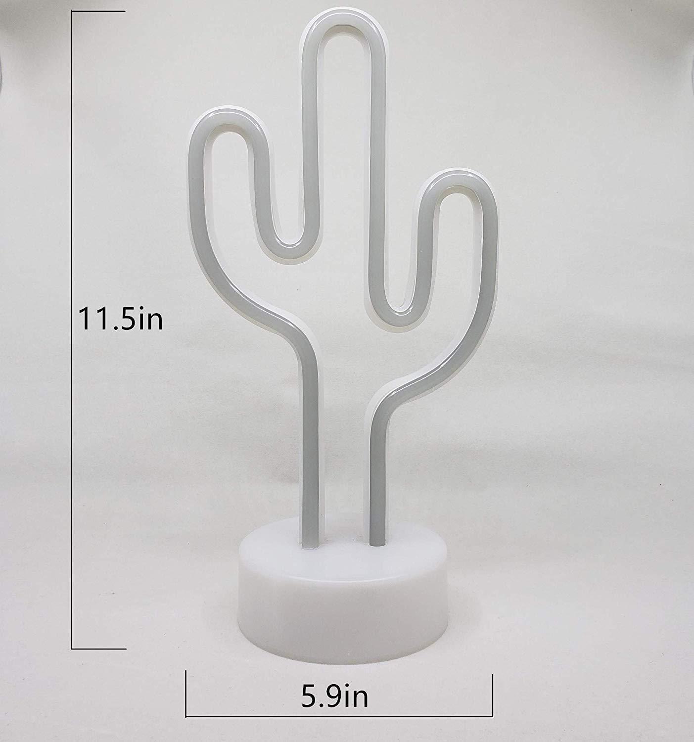 Neon Kaktus LED Lampa | Veska