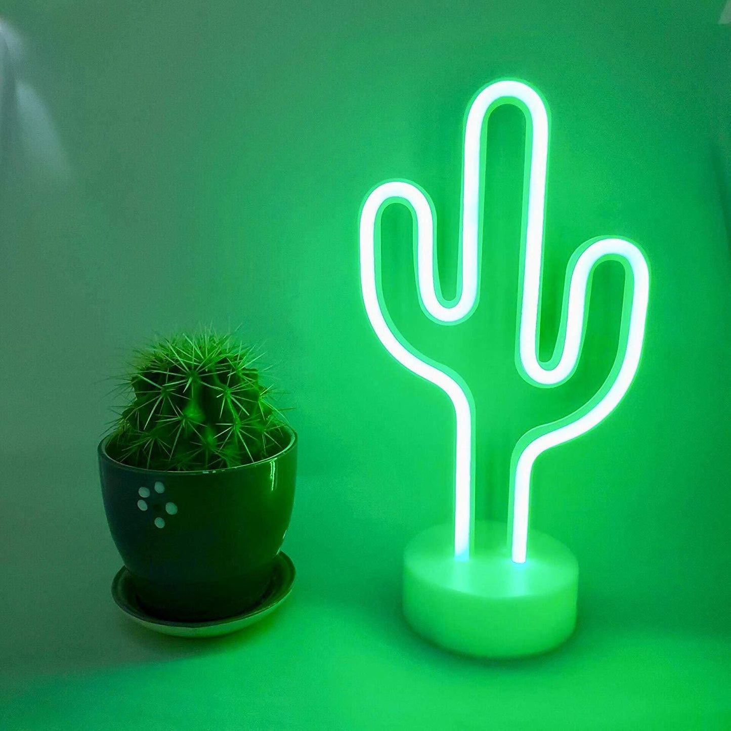 Neon Kaktus LED Lampa | Veska