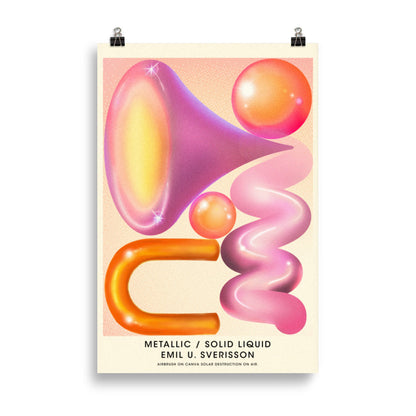 Nöjespark Lilac | Veska 61×91 cm