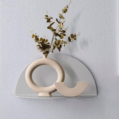 Nordic Art Elegant Blomster Keramisk Vaso | Veska type04