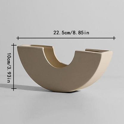 Nordic Art Elegant Blomster Keramisk Vaso | Veska typeC