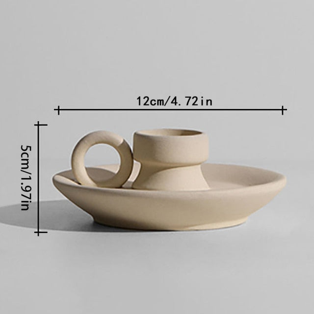 Nordic Art Elegant Blomster Keramisk Vaso | Veska typeD