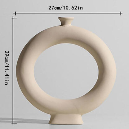Nordic Art Elegant Blomster Keramisk Vaso | Veska typeJ