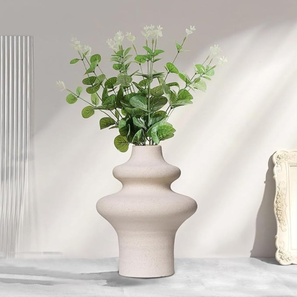 Nordic Beige Keramiska Veskaomkrukor | Veska