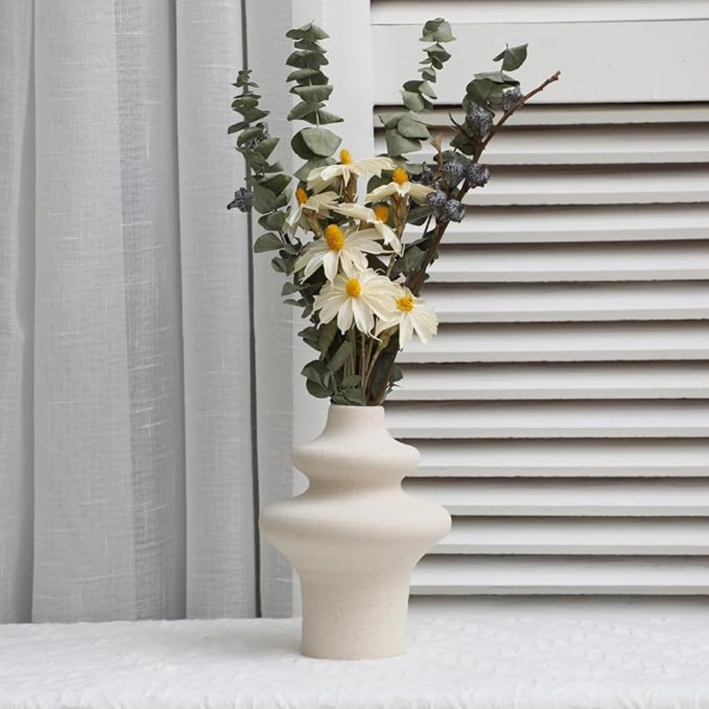 Nordic Beige Keramiska Veskaomkrukor | Veska