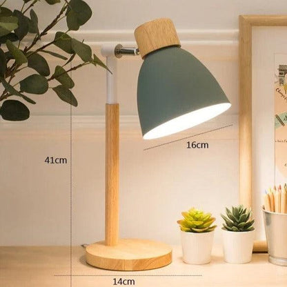 Nordic Bordslampa | Trä, Järn | Veska GRÖN