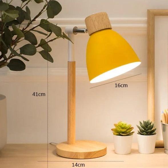 Nordic Bordslampa | Trä, Järn | Veska GUL