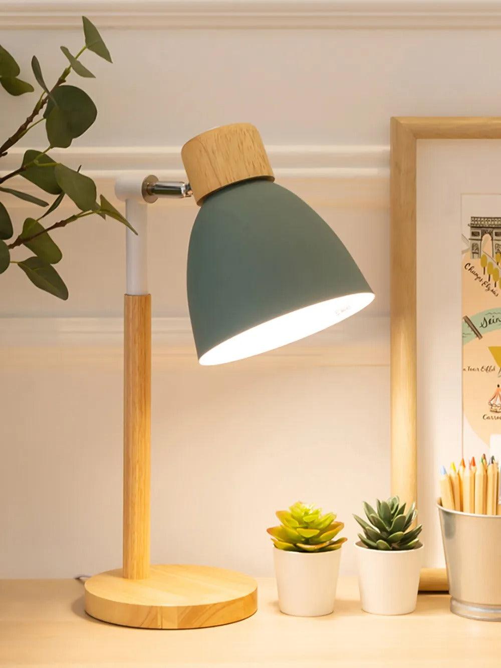 Nordic Bordslampa | Trä, Järn | Veska