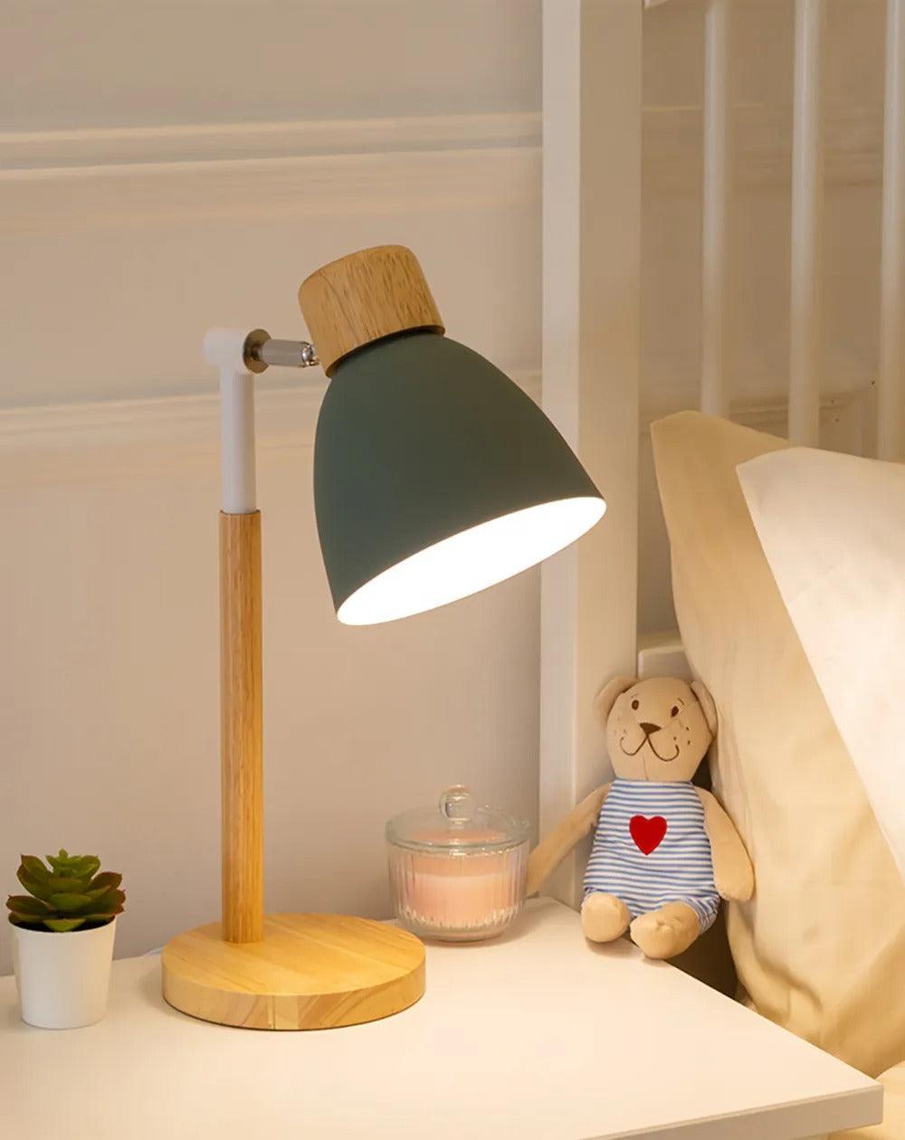 Nordic Bordslampa | Trä, Järn | Veska