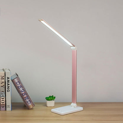 Nordic Creative Fällbar Touch Dimbar LED Skrivbordslampa | Veska Roséguld