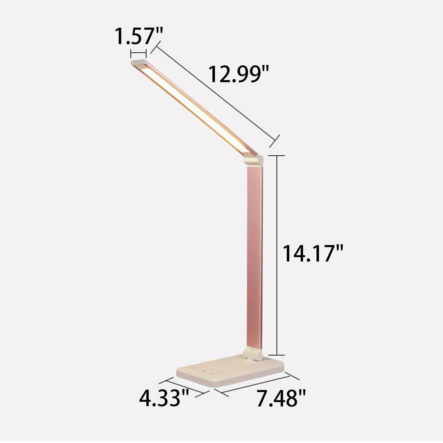 Nordic Creative Fällbar Touch Dimbar LED Skrivbordslampa | Veska