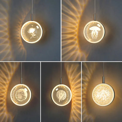 Nordic Crystal Halo Pendel Ljuskälla | Veska