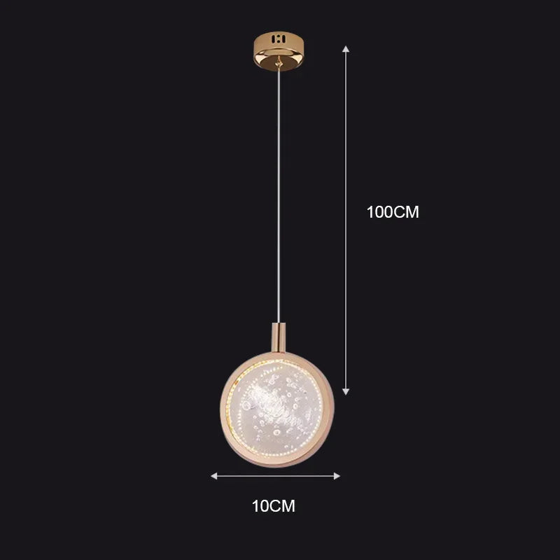 Nordic Crystal Halo Pendel Ljuskälla | Veska B Bubbel