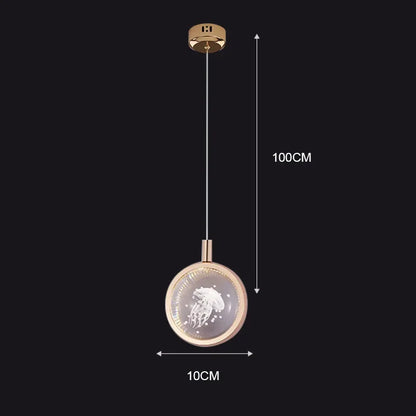 Nordic Crystal Halo Pendel Ljuskälla | Veska C Maneter