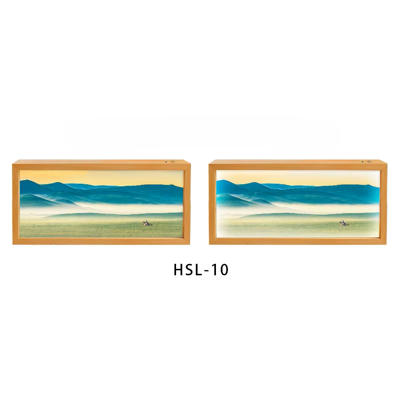 Nordic Healing Bakgrundsbelyst Landskapskonst Ram Låda Ljus | Veska CT-HSL-10