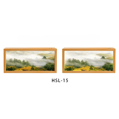 Nordic Healing Bakgrundsbelyst Landskapskonst Ram Låda Ljus | Veska CT-HSL-15