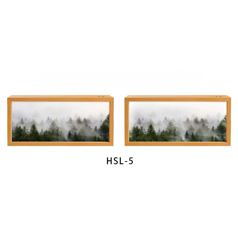 Nordic Healing Bakgrundsbelyst Landskapskonst Ram Låda Ljus | Veska CT-HSL-5