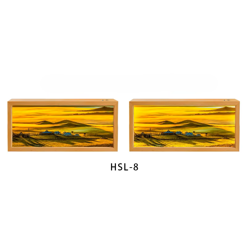 Nordic Healing Bakgrundsbelyst Landskapskonst Ram Låda Ljus | Veska CT-HSL-8