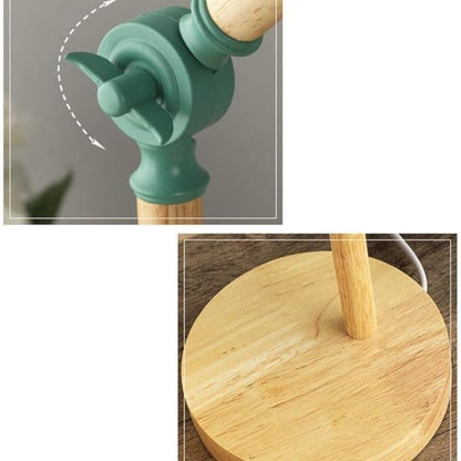 Nordic Iron Wood LED Bordslampa | Veska