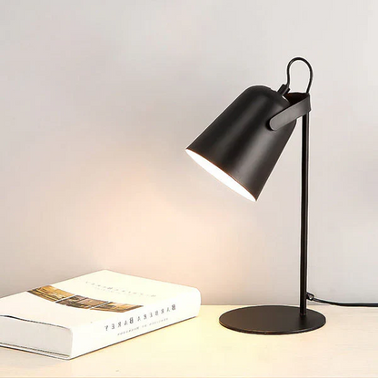 Nordic Macaron Färg Kreativ Järnkärl Design Lampa Bordslampa | Veska Svart