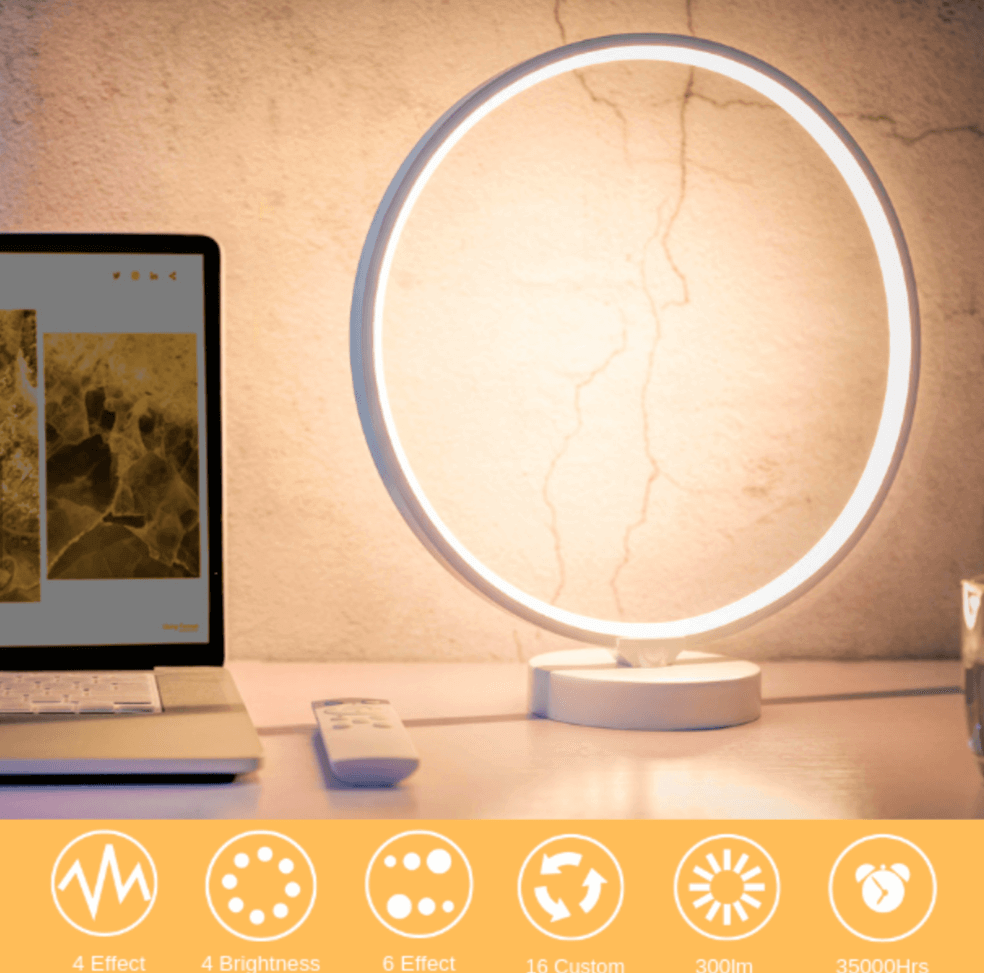Nordic Mood Led Cirkel Bordslampa | Veska