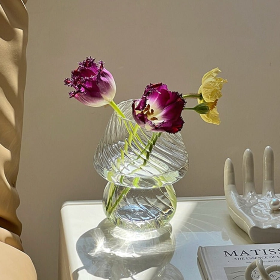Nordic Randig Glasvas | Veska