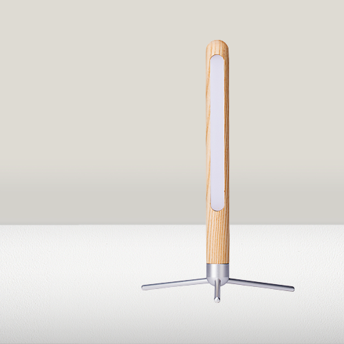 Nordic Sky Minimalist Träskrivbordslampa | Veska liten asklamppa