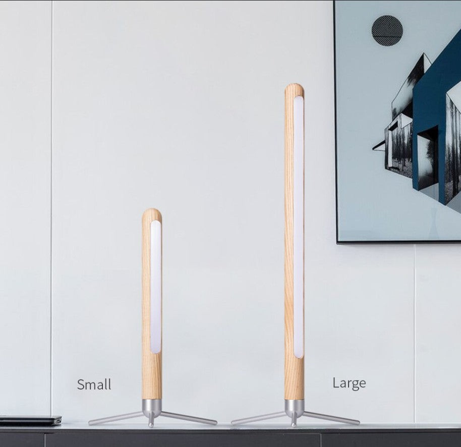 Nordic Sky Minimalist Träskrivbordslampa | Veska
