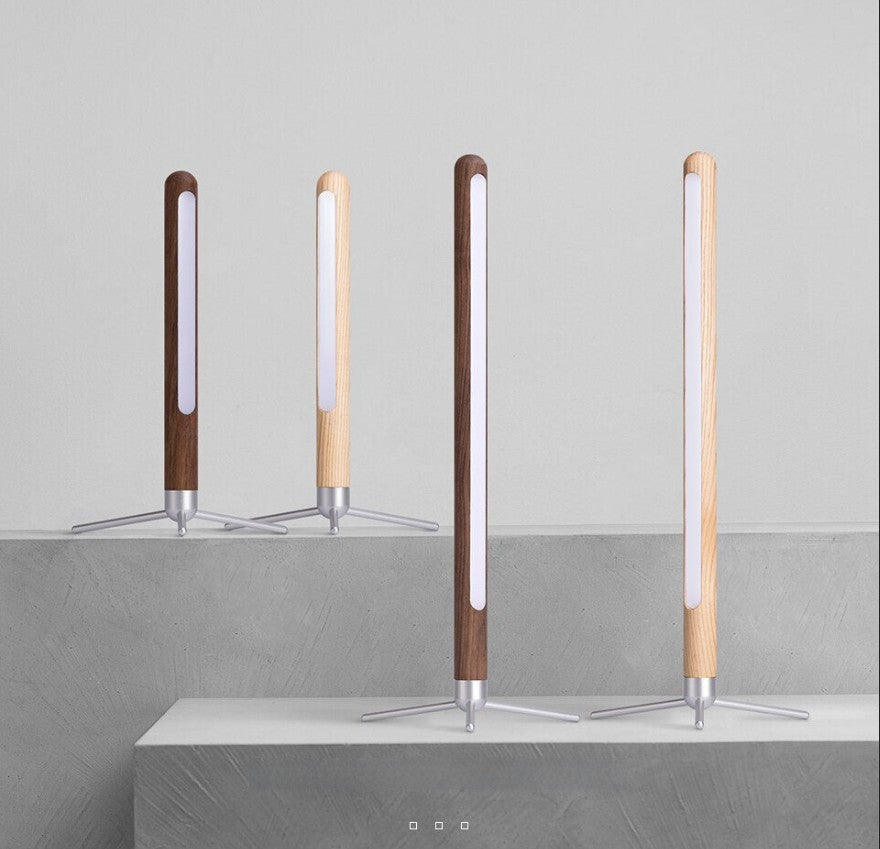 Nordic Sky Minimalist Träskrivbordslampa | Veska
