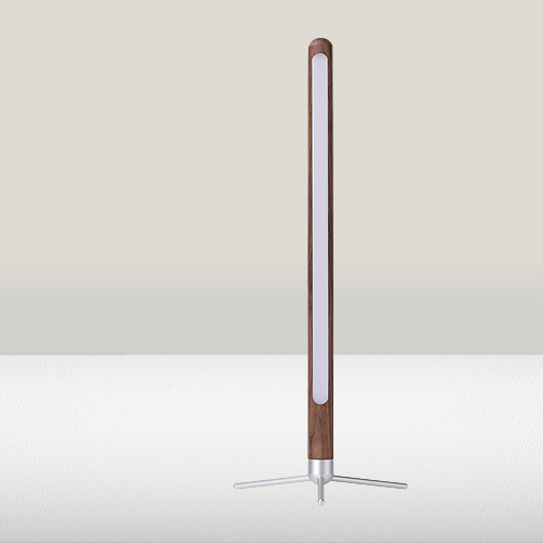 Nordic Sky Minimalist Träskrivbordslampa | Veska stor valnöt lampa