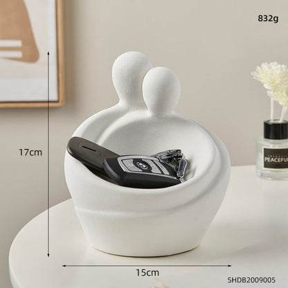 Nordisk Abstrakt Tänkarresin Skulptur | Veska