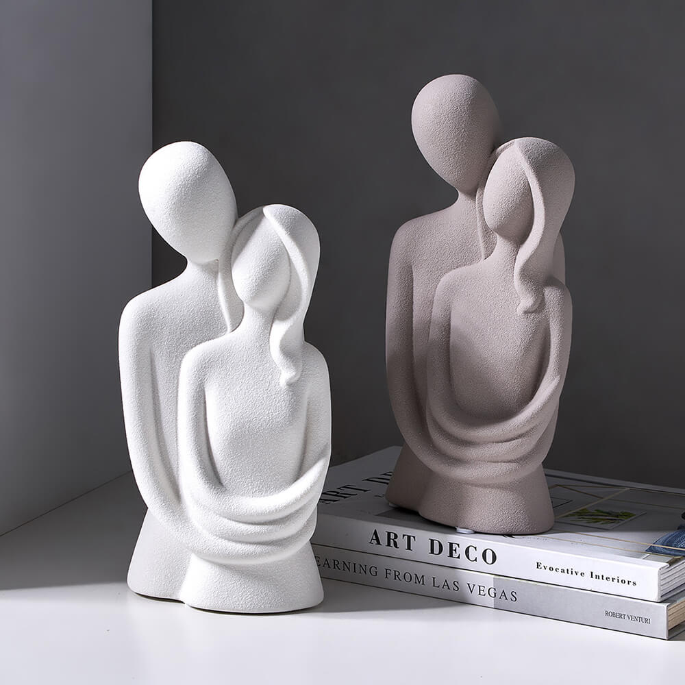 Nordisk Abstrakt Tänkarresin Skulptur | Veska