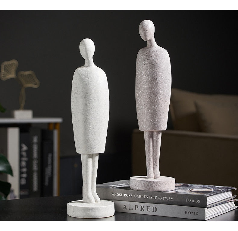 Nordisk Abstrakt Tänkarresin Skulptur | Veska