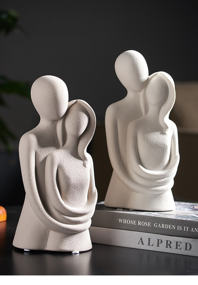 Nordisk Abstrakt Tänkarresin Skulptur | Veska