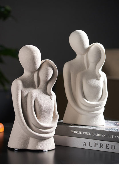 Nordisk Abstrakt Tänkarresin Skulptur | Veska