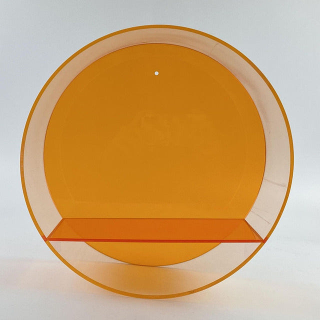 Nordisk akryl vägg hylla för hängande | Veska Orange 25x25x10cm