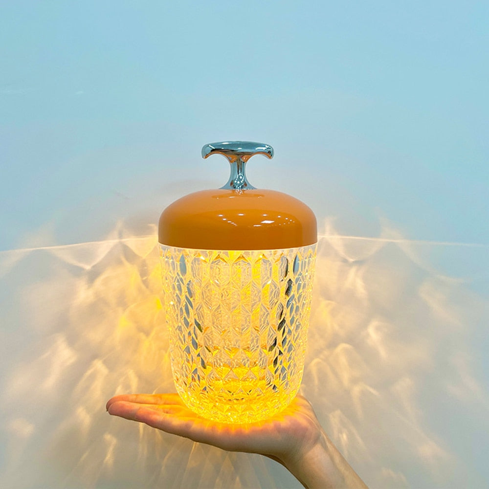 Nordisk Elegant Atmosfär Kristall Bordslampa | Veska