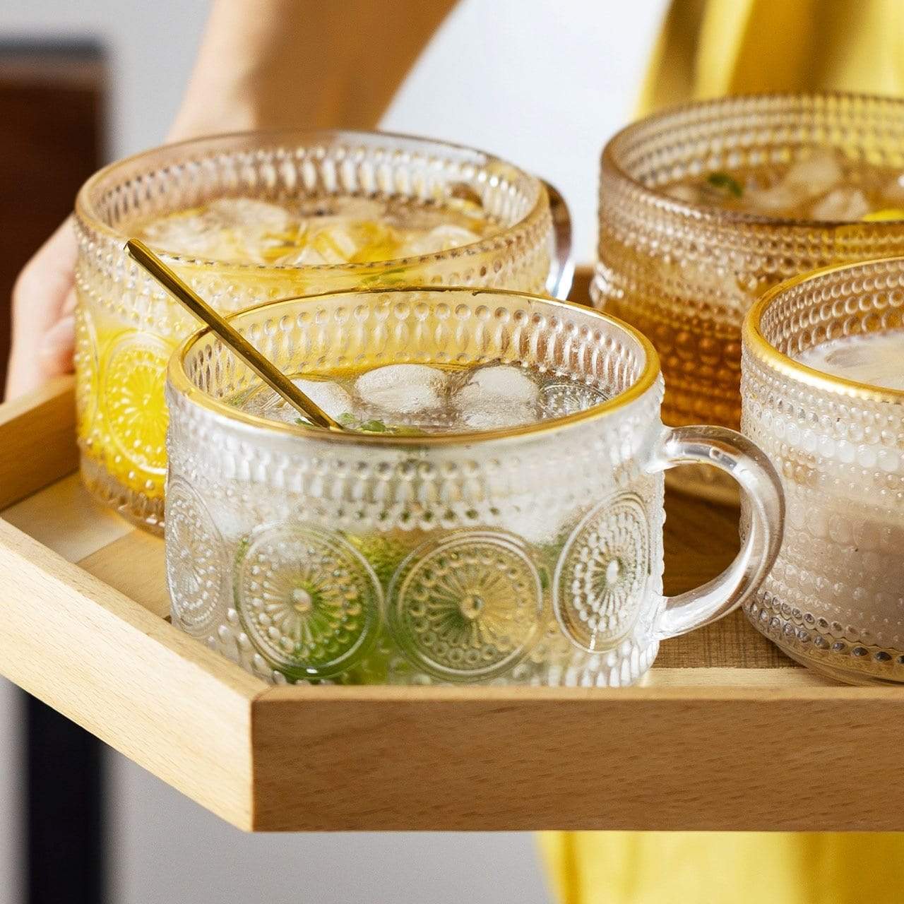 Nordisk Elegant Glas Koppar | Veska