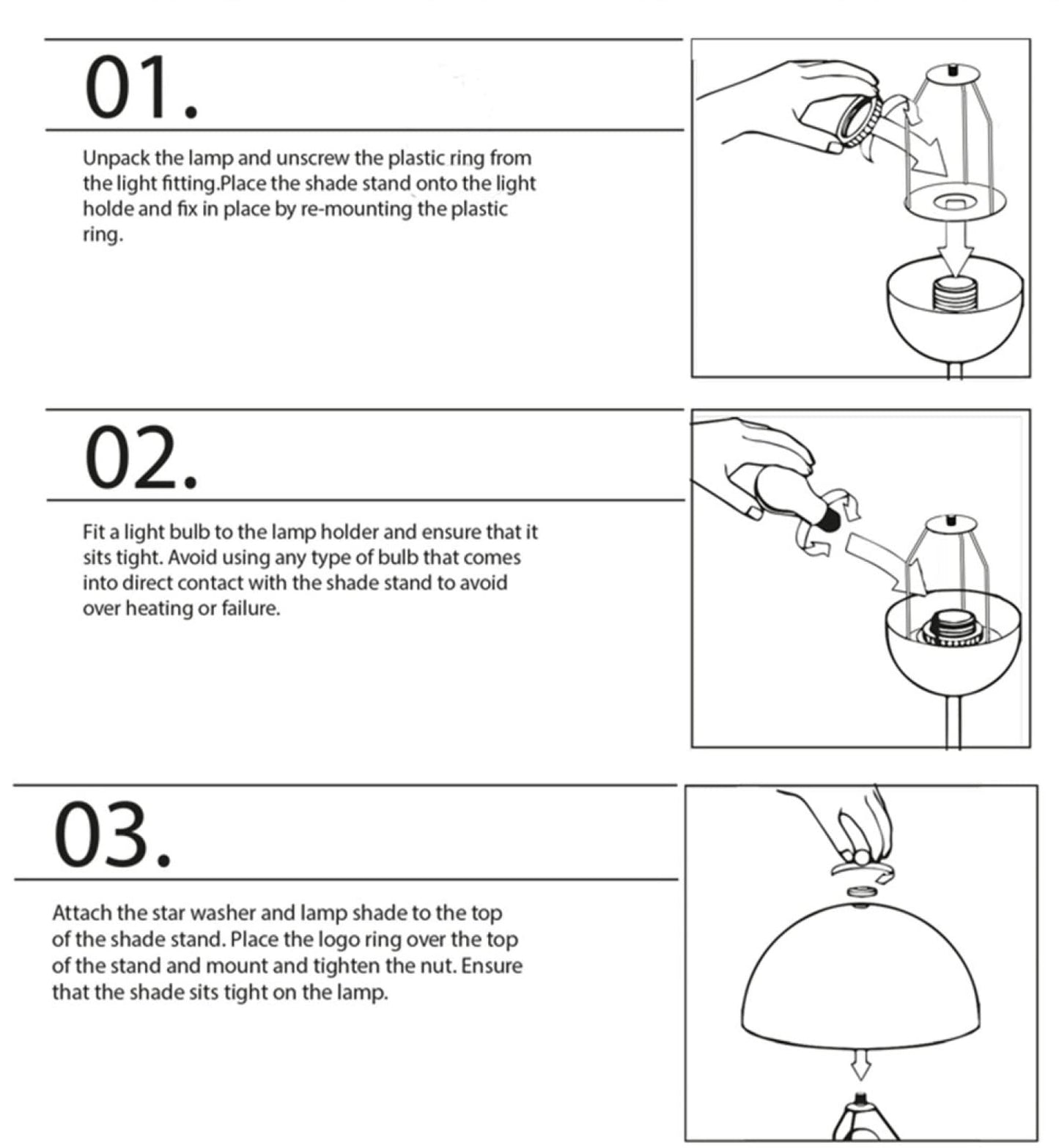 Nordisk färgglad bordslampa | Veska