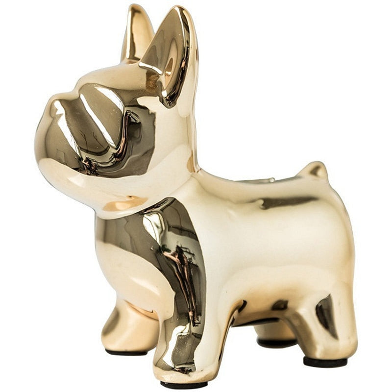 Nordisk Keramisk Bulldog Spargris | Veska