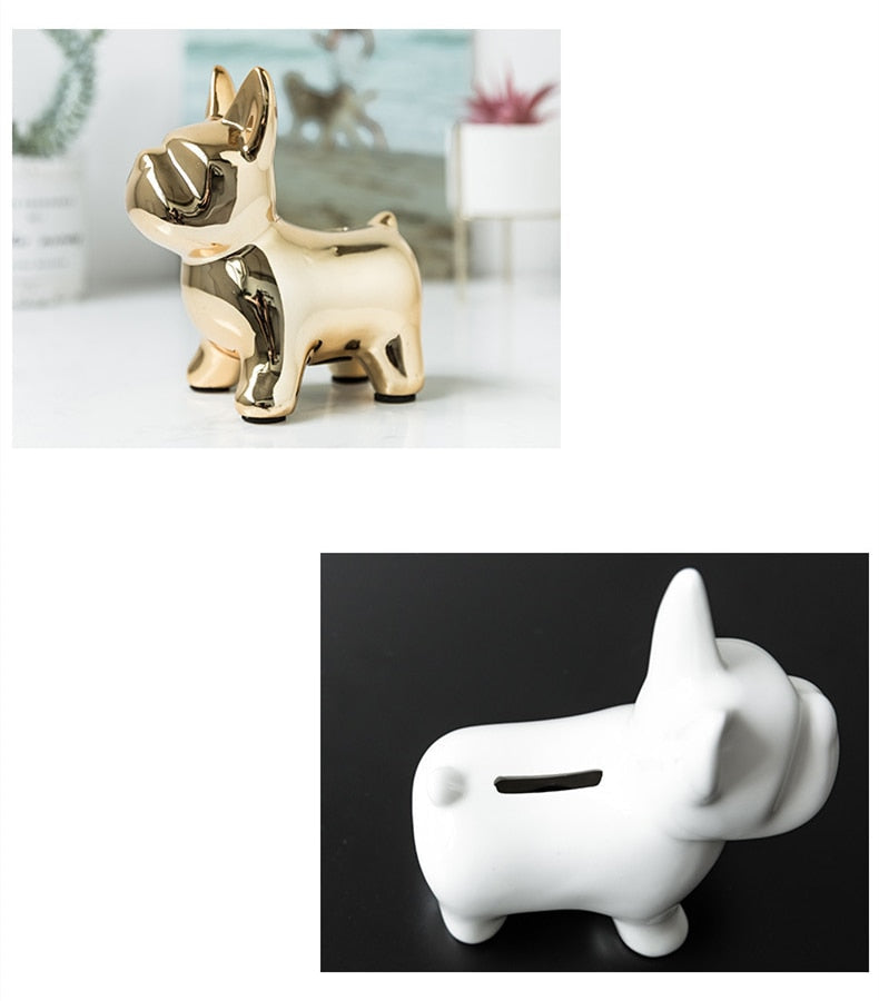 Nordisk Keramisk Bulldog Spargris | Veska