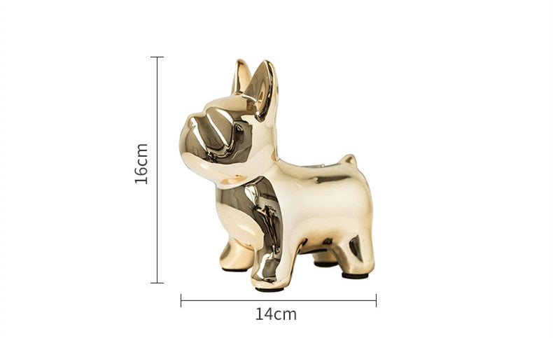 Nordisk Keramisk Bulldog Spargris | Veska