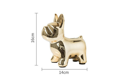 Nordisk Keramisk Bulldog Spargris | Veska