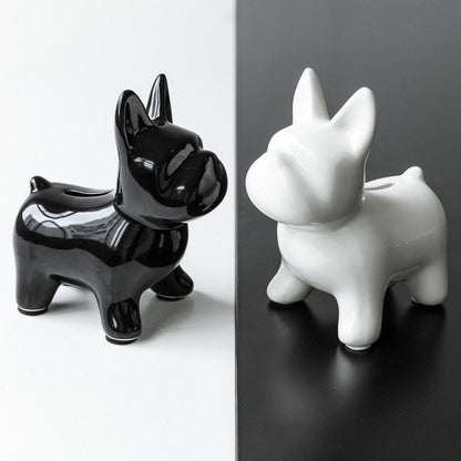 Nordisk Keramisk Bulldog Spargris | Veska